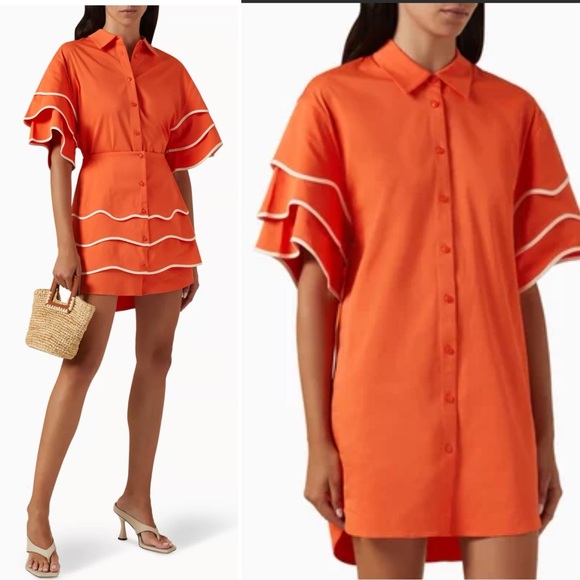 Alexis Solan Mini Dress in Cotton-blend L